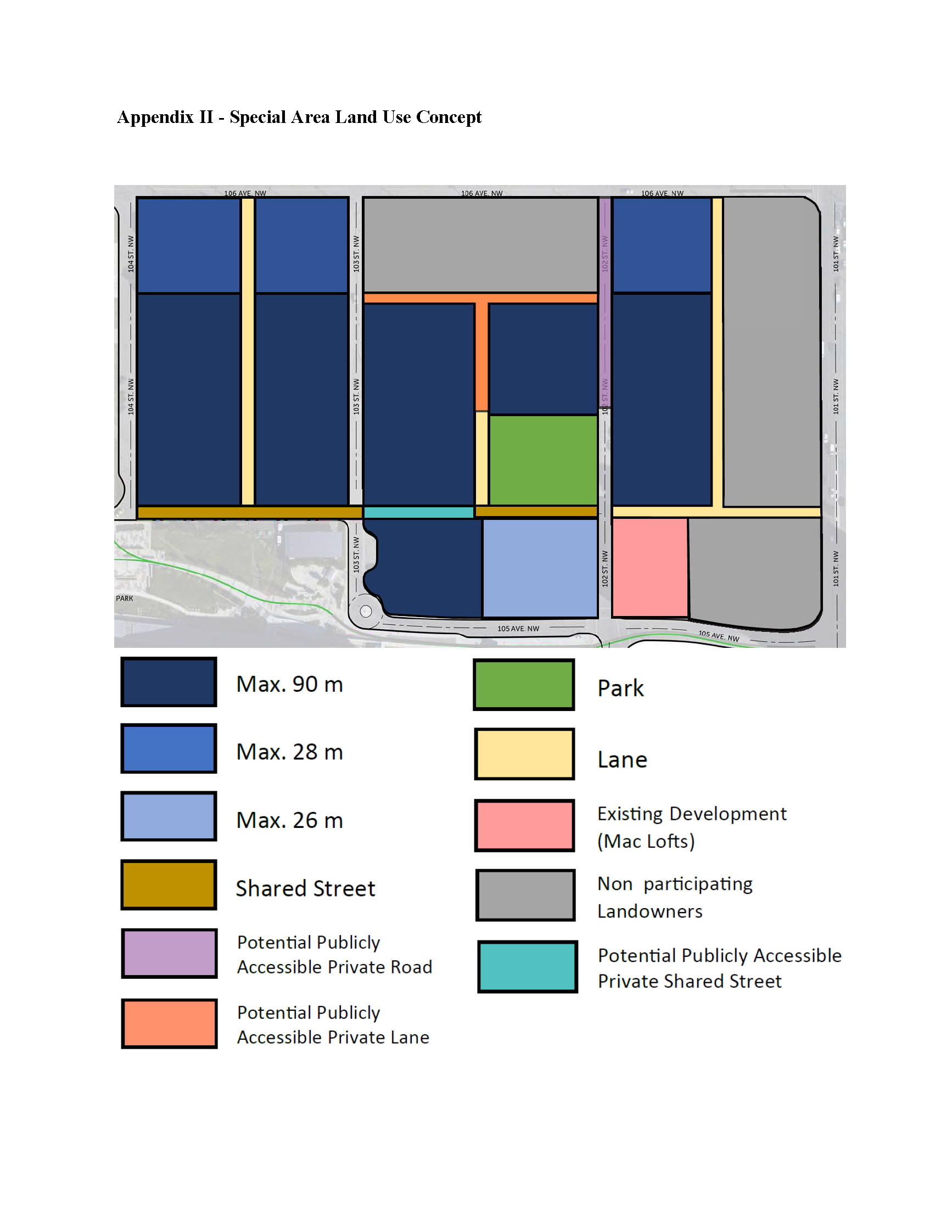 Central McDougall Special Area land use concept