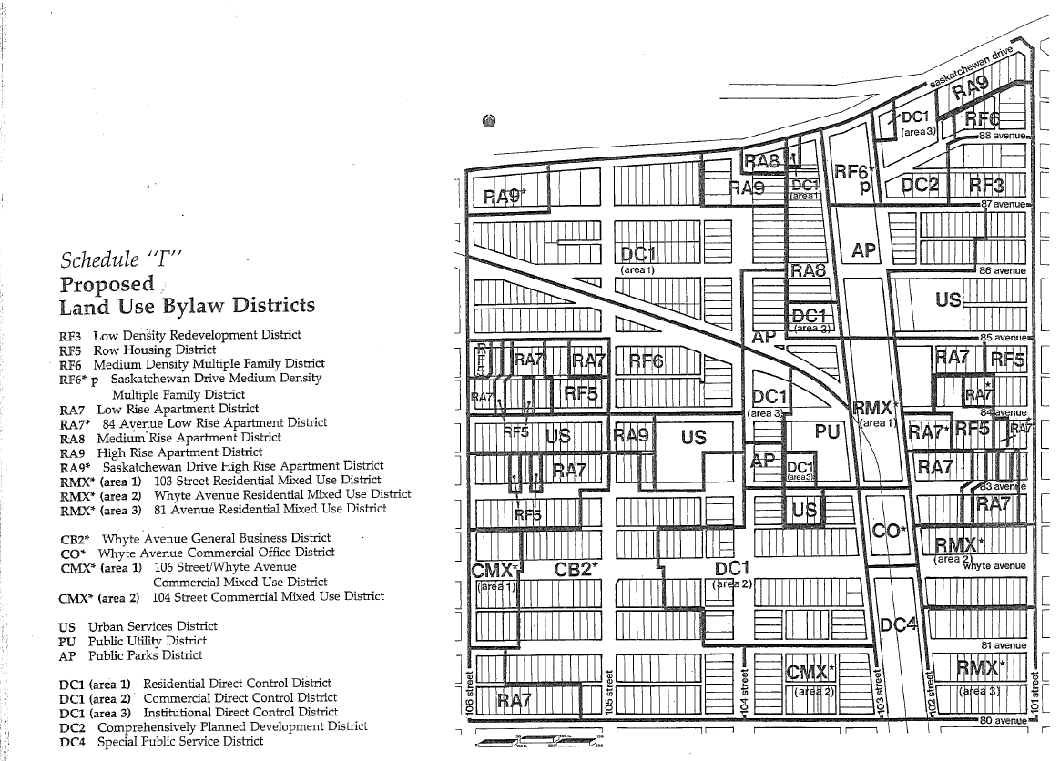 Bylaw 6380 - Schedule "F" Map