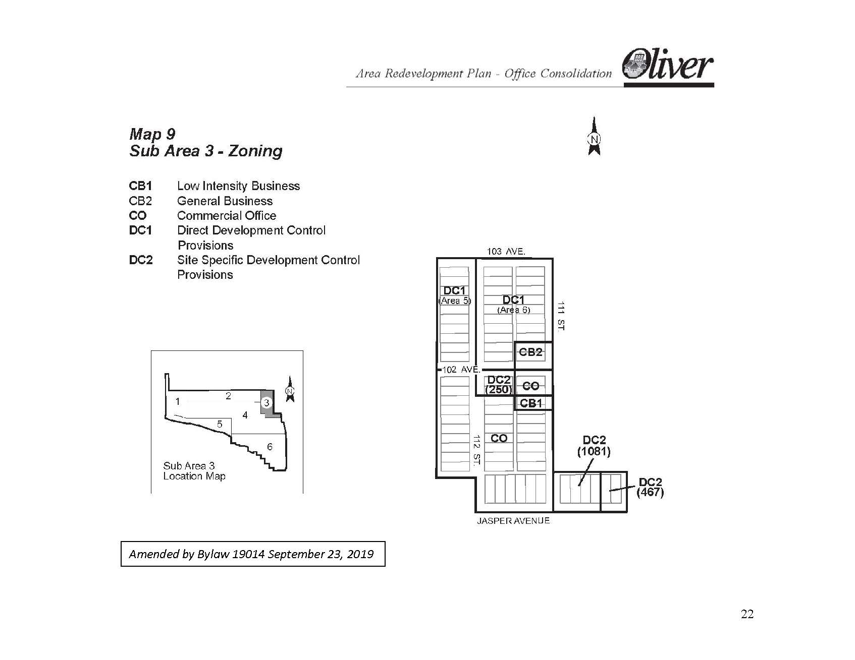 Oliver Sub Area 3 Map