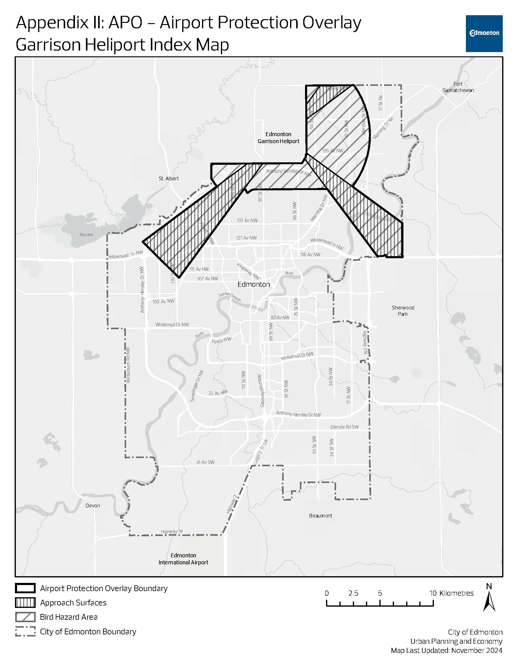 Airport Protection Overlay map - Garrison 